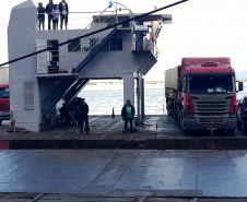 CGE inspeciona travessia da Baía de Guaratuba. Foto: CGE