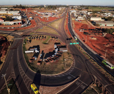 O governador Carlos Massa Ratinho Junior fez nesta segunda-feira (02) a primeira visita técnica às obras de readequação do Trevo Cataratas, em Cascavel, na Região Oeste. -  Cascavel, 02/08/2021  -  Foto: José Fernando ogura/AEN