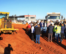 O governador Carlos Massa Ratinho Junior fez nesta segunda-feira (02) a primeira visita técnica às obras de readequação do Trevo Cataratas, em Cascavel, na Região Oeste. -  Cascavel, 02/08/2021  -  Foto: José Fernando ogura/AEN