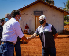 Governador Carlos Massa Ratinho Junior vistoria as obras do Colégio Agricola do Noroeste, em Diamante do Norte  - Diamante do Norte, 03/08/2021  -  Foto: Gilson Abreu/AEN