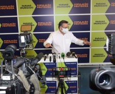 Paraná recebe novas doses e começa a distribui 158,6 mil vacinas contra a Covid-19; veja divisão. Foto: Américo Antonio/SESA