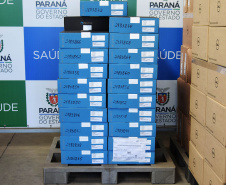 O Governo do Estado vai entregar 1.509 computadores para todas as unidades vinculadas à Secretaria de Estado da Saúde (Sesa), sendo 1.359 máquinas padrão desktop e 150 notebook?s.  -  Curitiba, 09/08/2021  -  Foto: Américo Antonio/SESA