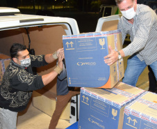 Com novo lote da Pfizer, Paraná recebe todas as 209,1 mil doses desta segunda. Foto: Américo Antonio/SESA
