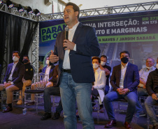 10.08.20201 Governador Carlos Massa Ratinho Junior inaugura o Viaduto do Sabará, em Ponta Grossa.
Foto Gilson Abreu/AEN