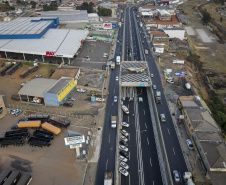10.08.20201 Governador Carlos Massa Ratinho Junior inaugura o Viaduto do Sabará, em Ponta Grossa.
Foto Gilson Abreu/AEN