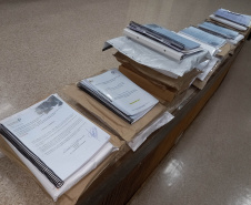 O Departamento de Estradas de Rodagem do Paraná (DER/PR) abriu nesta terça-feira (10) os envelopes com propostas de preços dos oito lotes do Programa de Segurança Viária das Rodovias Estaduais (Proseg Paraná), iniciativa que vai melhorar a segurança de 9.965,43 quilômetros de rodovias estaduais. -  Curitiba, 10/08/2021  -  Foto: DER