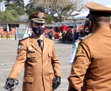 Aniversário de 167 anos da Polícia Militar é marcado com entrega de medalhas e comemoração do Espadim Tiradentes. Foto:Soldado Adilson Voinaski Afonso