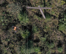 Copel amplia uso de drones para inspeção de redes de energia. Foto:Alessandro Vieira/AEN