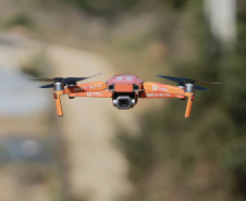 Copel amplia uso de drones para inspeção de redes de energia. Foto:Alessandro Vieira/AEN