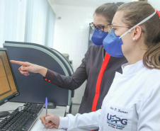 UEPG realiza estudo para identificar variantes da Covid-19 em pacientes do Hospital Universitário  -  Ponta Grossa, 13/08/2021  -  Foto: Jéssica Natal/UEPG