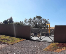 A Sanepar acaba de concluir as obras de implantação das redes coletoras e da estação elevatória de esgoto que vão atender os moradores dos bairros Santos Dumont e Aeroporto, em Cascavel.  - Cascavel, 13/08/2021  -  Foto: Sanepar