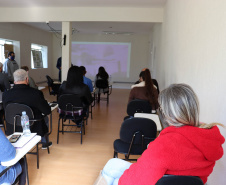Os gerentes da administração da Ceasa Paraná participaram nesta semana, de mais uma etapa do treinamento da empresa LS Gestão ? Sistema Integrado de Gestão Organizacional visando buscar a certificação nacional do ISO 14.001, para aprimorar o seu Sistema de Gestão Ambiental.  -  Curitiba, 19/08/2021  -  Foto: CEASA-PARANÁ