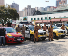 Denúncias de crimes e casos de violência na região Central da Capital embasaram a Ação Integrada de Fiscalização Urbana (AIFU), em parceria com a 1ª Companhia do 12º Batalhão da PM (12º BPM), a deflagrarem a primeira edição da operação Centro Seguro, nesta quinta-feira (19/08).   -  Curitiba, 19/08/2021  -  Foto: SESP-PR