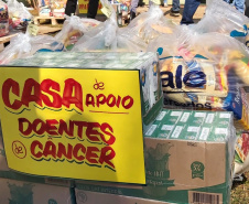 Com 10 mil mudas distribuídas, IAT beneficia famílias de Campo Mourão com 8,8 toneladas de alimentosAção já aconteceu em 12 municípios e arrecadou mais de 30 toneladas de alimentos. A campanha faz parte do programa Paraná Mais Verde, que prevê o plantio de 10 milhões de mudas nativas nos próximos anos.  - - Curitiba, 19/08/2021  -  Foto: SEDEST