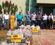 Com 10 mil mudas distribuídas, IAT beneficia famílias de Campo Mourão com 8,8 toneladas de alimentosAção já aconteceu em 12 municípios e arrecadou mais de 30 toneladas de alimentos. A campanha faz parte do programa Paraná Mais Verde, que prevê o plantio de 10 milhões de mudas nativas nos próximos anos.  - - Curitiba, 19/08/2021  -  Foto: SEDEST