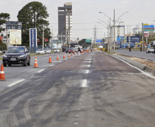 A Coordenação da Região Metropolitana de Curitiba (Comec) concluiu nesta segunda-feira, 23, as obras no cruzamento da Avenida Comendador Franco (Avenida das Torres), em São José dos Pinhais, com a Avenida Rui Barbosa. Foto: Gilson Abreu/AEN