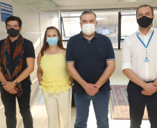 A Secretaria de Justiça, Família e Trabalho assinou nesta segunda-feira (23) um protocolo de intenções com Faculdade Educacional da Lapa (Fael) para o oferecimento de cursos gratuitos em seis áreas. Os cursos serão virtuais e divulgados pelas agências do trabalhador do Paraná.   -  Curitiba, 23/08/2021  -  Foto: SEJUF