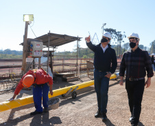 Obra da Ponte da Integração Brasil-Paraguai atinge 67% de execução em agosto. Foto: Rodrigo Felix Leal/AEN