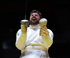 Atletas do Geração Olímpica conquistam medalhas nos Jogos Paralímpicos  -  Jovane Guissone ganhou medalha de prata na prova da espada na Esgrima em Cadeira de Rodas.  - Tóquio, 26/08/2021  -  Foto: Takuma Matsushita CPB 