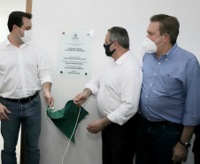  Governador Carlos Massa Ratinho Junior inaugura a nova sede da delegacia de Almirante Tamandaré.Foto: Ari Dias/ AEN