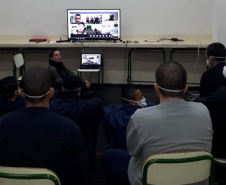 A Secretaria de Justiça, Família e Trabalho, através do Departamento de Atendimento Socioeducativo e do Cense Londrina II, conquistou o recebeu o prêmio "Prioridade Absoluta do Conselho Nacional de Justiça? pelo projeto ?Clube da Leitura? (1º lugar) e ?Se Liga RAPaz? (2º lugar) pela categoria Poder Público.  -  Curitiba, 30/08/2021  -  Foto: SEJUF