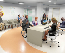 Com o objetivo de oferecer uma nova opção para tratamentos prolongados a pacientes que necessitam de reabilitação, a implantação da Unidade Hospital São Luis Orione é um dos importantes projetos liderados pelo Pequeno Cotolengo. -  Curitiba, 01/09/2021  -  Foto: BRDE
