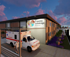 Com o objetivo de oferecer uma nova opção para tratamentos prolongados a pacientes que necessitam de reabilitação, a implantação da Unidade Hospital São Luis Orione é um dos importantes projetos liderados pelo Pequeno Cotolengo. -  Curitiba, 01/09/2021  -  Foto: BRDE