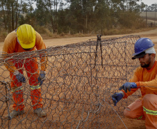 Obras do Contorno Sul de Wenceslau Braz avançam para desviar tráfego pesado da área urbana.
Foto Gilson Abreu/AEN