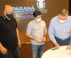 Ney Leprevost realiza interiorização da Secretaria de Justiça na região de Guarapuava e destaca a parceria do Governo com os setores produtivos para gerar empregos no Paraná  -  Curitiba, 03/09/2021  -  Foto: SEJUF