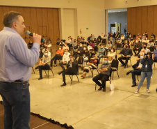 Ney Leprevost realiza interiorização da Secretaria de Justiça na região de Guarapuava e destaca a parceria do Governo com os setores produtivos para gerar empregos no Paraná  -  Curitiba, 03/09/2021  -  Foto: SEJUF