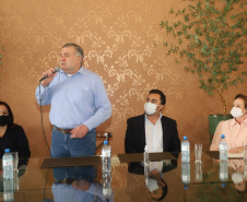 Ney Leprevost realiza interiorização da Secretaria de Justiça na região de Guarapuava e destaca a parceria do Governo com os setores produtivos para gerar empregos no Paraná  -  Curitiba, 03/09/2021  -  Foto: SEJUF