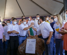 Governador Carlos Massa Ratinho Junior lança pedra fundamental para implantação do contorno de Jandaia do Sul  -  Jandaia do Sul, 03/09/2021  -  Foto Gilson Abreu/AEN