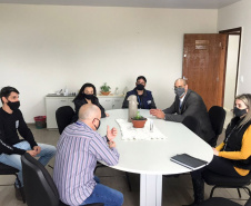 A Controladoria-Geral do Estado (CGE) está intensificando visitas a órgãos e entidades para consolidar a integração e prestar melhor atendimento ao cidadão. A Ouvidoria-Geral, que faz parte da CGE, retomou as visitas às ouvidorias setoriais, seguindo as restrições impostas pela pandemia.  -  CURITIBA, 03/09/2021  -  Foto: CGE