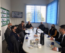A Controladoria-Geral do Estado (CGE) está intensificando visitas a órgãos e entidades para consolidar a integração e prestar melhor atendimento ao cidadão. A Ouvidoria-Geral, que faz parte da CGE, retomou as visitas às ouvidorias setoriais, seguindo as restrições impostas pela pandemia.  -  CURITIBA, 03/09/2021  -  Foto: CGE