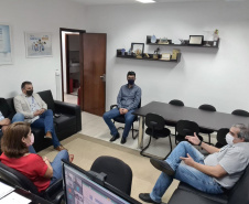 A Controladoria-Geral do Estado (CGE) está intensificando visitas a órgãos e entidades para consolidar a integração e prestar melhor atendimento ao cidadão. A Ouvidoria-Geral, que faz parte da CGE, retomou as visitas às ouvidorias setoriais, seguindo as restrições impostas pela pandemia.  -  CURITIBA, 03/09/2021  -  Foto: CGE