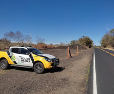 Feriado da Independência terá fiscalização redobrada pelo BPRv nas rodovias estaduais Foto: PMPR