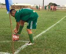 Encerrou no domingo (05), a etapa de abertura do Paraná Bom de Bola. A competição está debutando em 2021. Guaratuba, Carambeí, Cornélio Procópio, Florestópolis, Marialva, Umuarama, Goioerê, Planalto, Coronel Vivida, Guarapuava, Marechal Cândido Rondon e Jardim Alegre são as sedes. -  Foto: Assessoria de Imprensa dos Municípios
