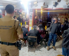 Noite do feriado de 7 de Setembro é marcada por aglomerações em bares da Capital
. Foto:SESP