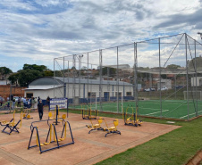 Secretário Ortega inaugura mais duas Unidades de Meu Campinho em Arapongas - Terninho  -  Arapongas, 10/09/2021  -  Foto: SEDU