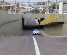 A Coordenação da Região Metropolitana de Curitiba (Comec) entregou nesta segunda-feira (13) a trincheira da Rua Arapongas, no cruzamento com a Avenida das Torres, em São José dos Pinhais. 
Foto Gilson Abreu/AEN
