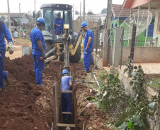 Sanepar amplia sistema de esgoto em Santo Antônio do Sudoeste  -  Foto: Sanepar