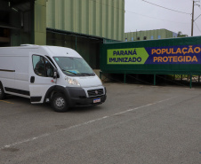 Governo do Estado do Parana recebe mais um lote de vacinas.Foto:Ari Dias/AEN