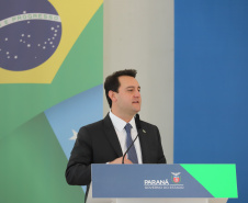O governador Carlos Massa Ratinho Junior participa nesta segunda-feira (20), do Lançamento da Business Experience - Expo Dubai -  20/09/2021 - Foto: Geraldo Bubniak/AEN