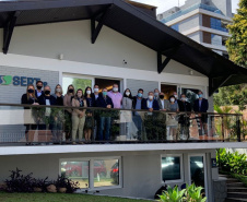 Com o objetivo de estreitar relações e entender as demandas das empresas de radiodifusão do Paraná, o secretário estadual da Comunicação Social e da Cultura, João Evaristo Debiasi, terá encontros mensais com empresários do setor no Estado. 
O primeiro encontro aconteceu já nesta quarta, na sede da Aerp, em Curitiba. Foto: Denis Godoi