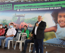 Governador Carlos Massa Ratinho Junior entrega Títulos de Regularização Fundiária e libera recursos em Irati -  Irati, 24/09/2021  -  Foto: Ari Dias/AEN