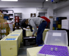 Primeiras doses exclusivas para adolescentes de 12 a 17 anos chegam ao Paraná.
Foto Gilson Abreu/AEN