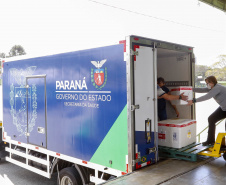 25.09.2021 - Distribuição  de vacinas no Cemepar para cidades do Paraná
Foto Gilson Abreu/AEN