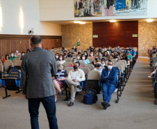 Acontece nesta terça (28) e quarta-feira (29) o 3º Seminário de Tutoria Pedagógica 2021, um evento de formação destinado a mais de 300 tutores, coordenadores pedagógicos e chefes de Núcleos Regionais de Educação do Paraná. -  Curitiba, 28/09/2021  -  Foto: SEED