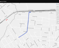 O trevo de acesso ao bairro Vila Carli na BR-277, em Guarapuava, será bloqueado a partir de15 de outubro para início dos trabalhos de execução de uma nova trincheira e rotatória nolocal. -  Curitiba, 29/09/2021  -  Foto: DER