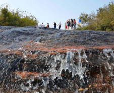 Projeto de parceria com a iniciativa privada avança no Parque Estadual do Guartelá  -  Foto: SEDEST